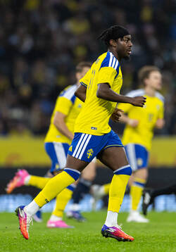 Anthony Elanga of Sweden