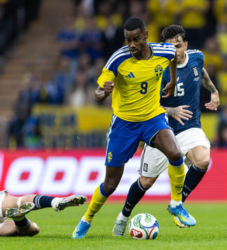 Alexander Isak of Sweden