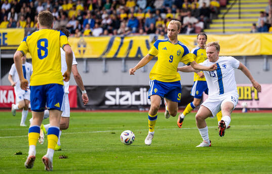 Leo Östman of Sweden and Oskari Väistö of Finland