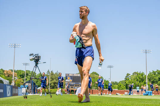 Kristoffer Ajer of the Norwegian national football team