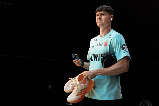 Jørgen Strand Larsen of the Norwegian national football