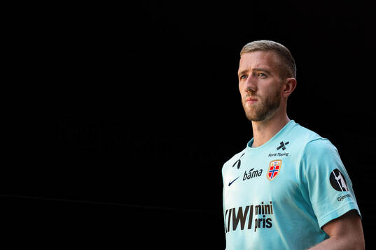 Goalkeeper Egil Selvik of the Norwegian national football