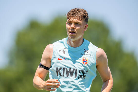 Jørgen Strand Larsen of the Norwegian national football