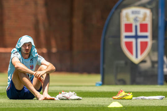 Fredrik Aursnes of the Norwegian national football team