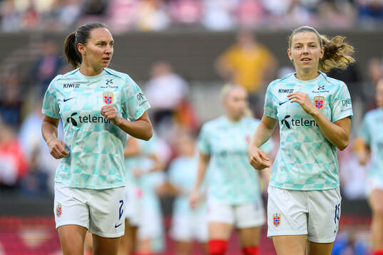 Marit Bratberg Lund and Justine Kielland of Norway