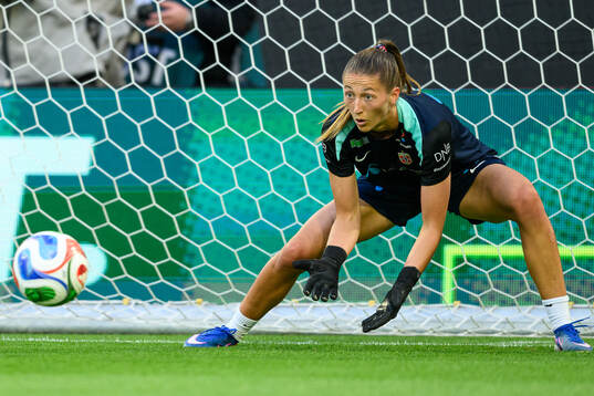 Goalkeeper Cecilie Fiskerstrand of Norway the FIFA Women's