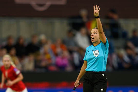 Referee Marta Huerta De Aza
