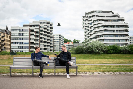 Helsingborgs Lucas Landgren Persson och Helsingborgs