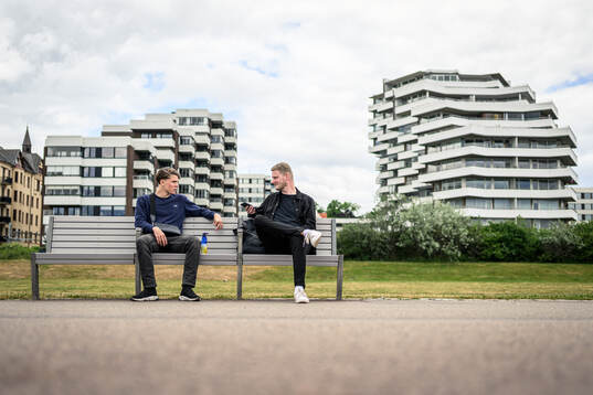 Helsingborgs Lucas Landgren Persson och Helsingborgs