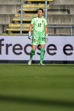 Goalkeeper Jennifer Falk of Sweden