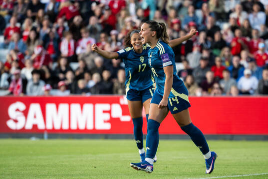 Johanna Rytting Kaneryd and Felicia Schröder of Sweden