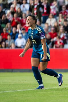 Johanna Rytting Kaneryd of Sweden celebrates