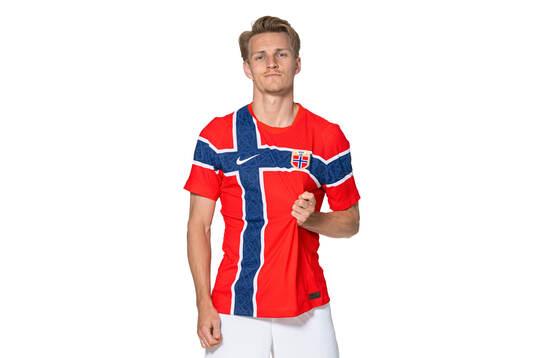 Martin Ødegaard of the Norwegian national football team