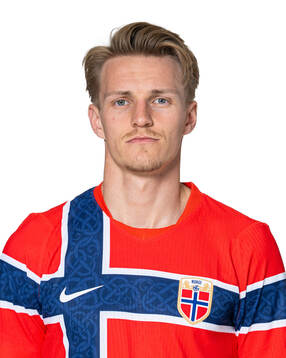 Martin Ødegaard of the Norwegian national football team