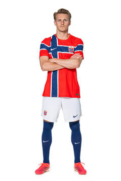 Martin Ødegaard of the Norwegian national football team