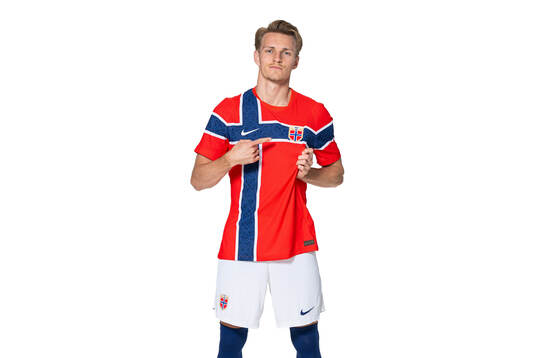 Martin Ødegaard of the Norwegian national football team