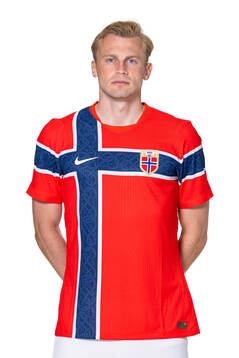 Sondre Langås of the Norwegian national football team