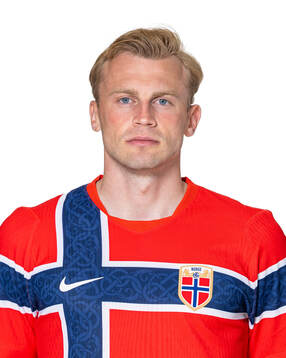 Sondre Langås of the Norwegian national football team