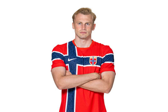 Sondre Langås of the Norwegian national football team