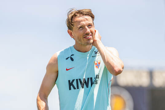 Sander Berge of the Norwegian national football team at a