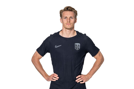 Martin Ødegaard of the Norwegian national football team