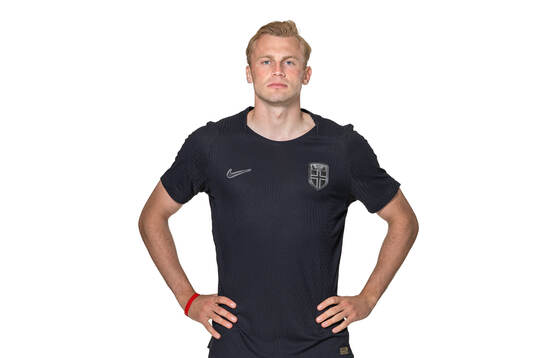 Sondre Langås of the Norwegian national football team