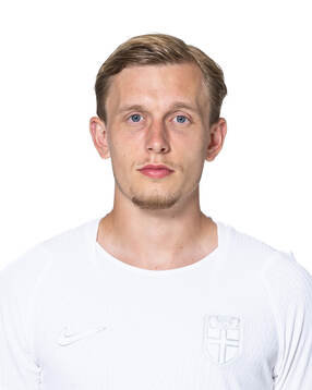 Marcus Holmgren Pedersen of the Norwegian national football