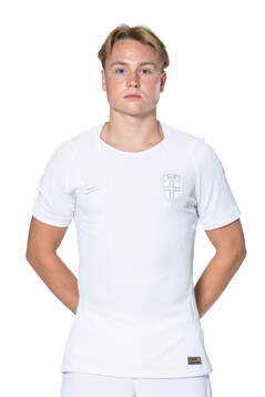 Andreas Schjelderup of the Norwegian national football team