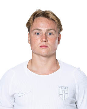 Andreas Schjelderup of the Norwegian national football team