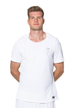 Alexander Sørloth of the Norwegian national football team