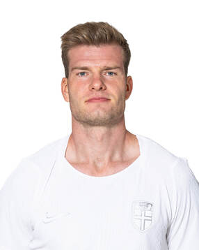 Alexander Sørloth of the Norwegian national football team