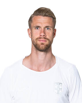 Kristoffer Ajer of the Norwegian national football team