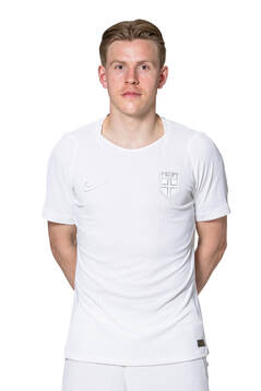 Jens Petter Hauge of the Norwegian national football team