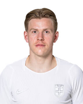 Jens Petter Hauge of the Norwegian national football team