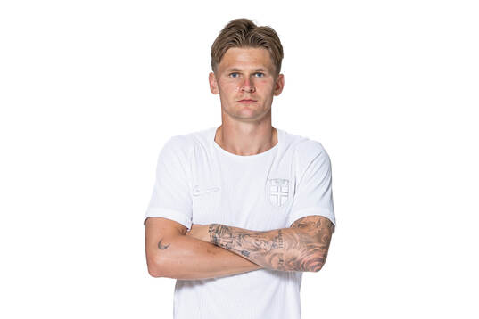 David Møller Wolfe of the Norwegian national football team