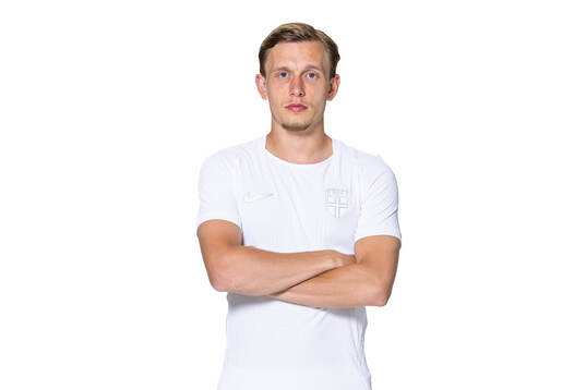 Marcus Holmgren Pedersen of the Norwegian national football