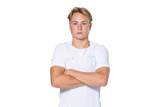 Andreas Schjelderup of the Norwegian national football team