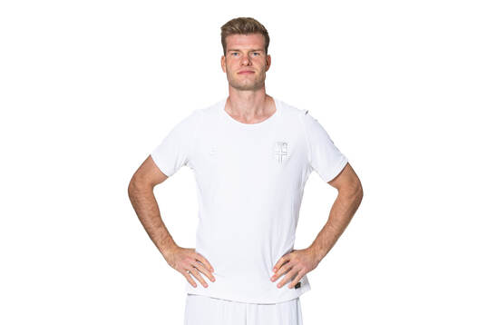 Alexander Sørloth of the Norwegian national football team