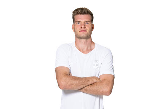 Alexander Sørloth of the Norwegian national football team
