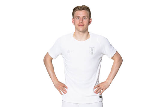 Jens Petter Hauge of the Norwegian national football team