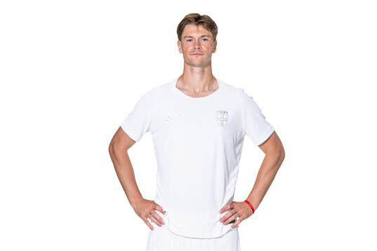 Henrik Falchener of the Norwegian national football team
