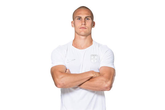 Leo Østigård of the Norwegian national football team