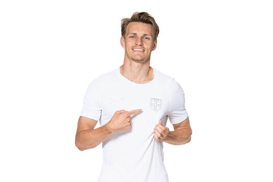 Martin Ødegaard of the Norwegian national football team