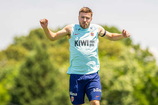 Fredrik André Bjørkan of the Norwegian national football