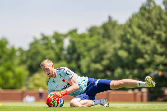 Goalkeeper Egil Selvik of the Norwegian national football