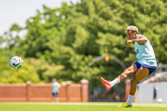 Antonio Nusa of the Norwegian national football team at a