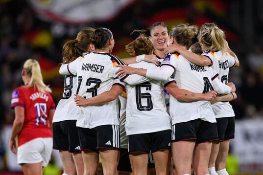 Players of Germany celebrate
