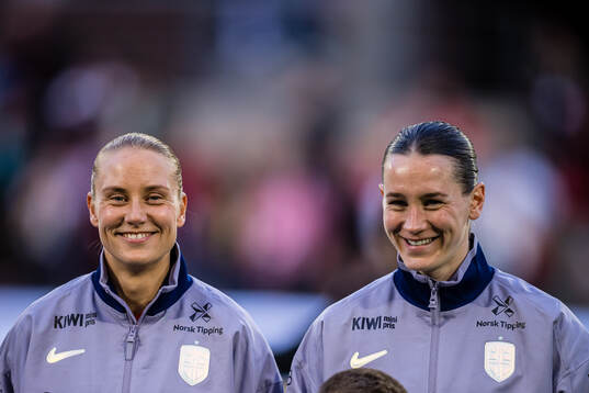 Lisa Naalsund and Elisabeth Terland of Norway