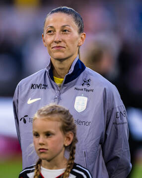 Goalkeeper Cecilie Fiskerstrand of Norway