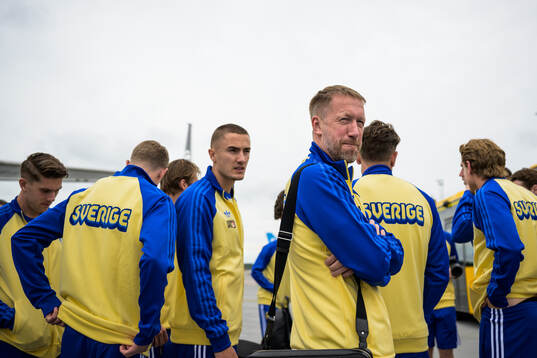 Head coach Graham Potter of the Swedish national football